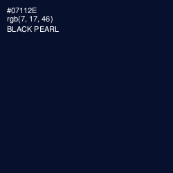 #07112E - Black Pearl Color Image